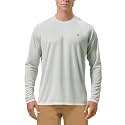 Roadbox Men's UPF 50+ UV Sun Protection Shirts, Long Sleeve Swim Rash Guard