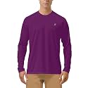 Roadbox Men's UPF 50+ UV Sun Protection Shirts, Long Sleeve Swim Rash Guard