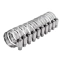 ROADFORMER 2 inch Hose Clamp Full Stainless Steel: 40mm - 64mm, 10 Pack