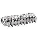 2.75 inch Worm Gear Hose Clamp Stainless Steel: 59mm - 81mm,10 Pack