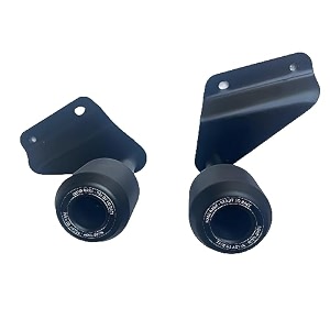 roadrash pulsar rs 200 frame slider  mounting plates crash guard black