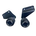 RoadRash Pulsar RS 200 Frame Slider + Mounting Plates (Crash Guard, Black)