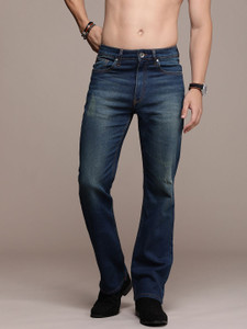 Roadster Boot-Leg Men Dark Blue Jeans