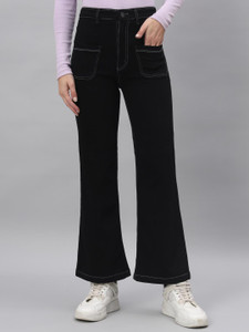 Roadster Flared Women Black Jeans
