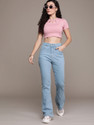 Roadster Flared Women Light Blue Jeans