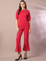 Roadster Flared Women Pink Trousers
