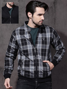 Roadster Full Sleeve Checkered Men Jacket