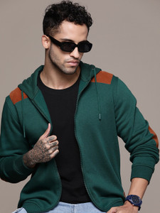Roadster Full Sleeve Color Block Men Sweatshirt