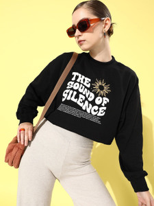 Roadster Full Sleeve Printed Women Sweatshirt