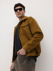 Roadster Full Sleeve Solid Men Jacket