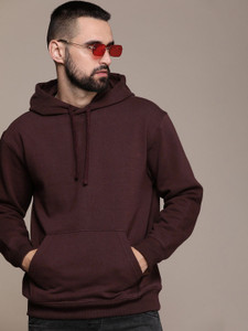 Roadster Full Sleeve Solid Men Reversible Sweatshirt