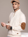 Roadster Full Sleeve Solid Men Sweatshirt