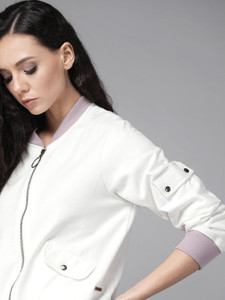 Roadster Full Sleeve Solid Women Sweatshirt