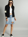 Roadster Full Sleeve Solid Women Sweatshirt