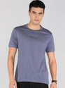 Roadster Graphic Print Men Round Neck Blue