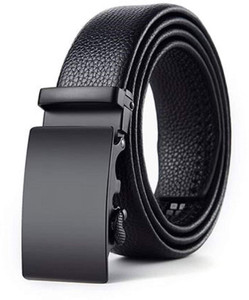 roadster men black artificial leather texas leatherite belt