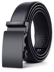 roadster men black artificial leather texas leatherite belt