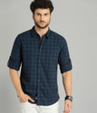 Roadster Men Checkered Casual Multicolor Shirt