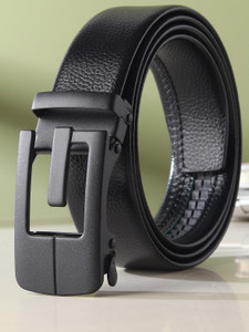 roadster men formal casual party black artificial leather texas leatherite belt