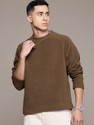 Roadster Men Full Sleeve Solid Sweatshirt