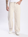 Roadster Men Loose Fit Mid Rise Beige
