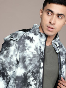 Roadster Men Printed Padded Jacket