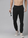 Roadster Men Regular Fit Black Pure Cotton
