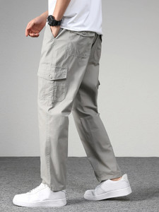 Roadster Men Regular Fit Grey Pure Cotton
