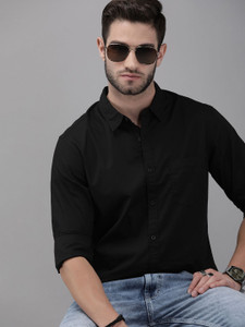 Roadster Men Regular Fit Solid Casual Shirt