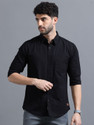 Roadster Men Regular Fit Solid Spread Collar