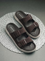 Roadster Men Slides Brown 6