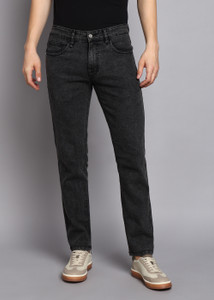 Roadster Men Slim Mid Rise Black Jeans