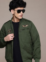 Roadster Men Solid Bomber Jacket