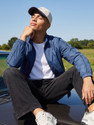 Roadster Men Striped Bomber Jacket