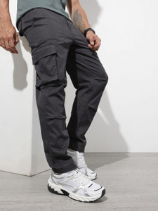 Roadster Regular Fit Men Black Trousers