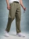 Roadster Regular Fit Men Green Trousers