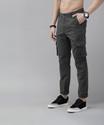 Roadster Regular Fit Men Grey Trousers