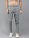 Roadster Regular Fit Men Grey Trousers