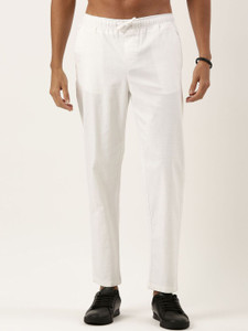 Roadster Regular Fit Men White Trousers