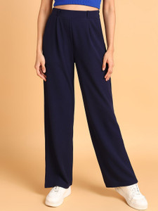 Roadster Regular Fit Women Blue Trousers
