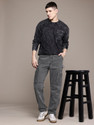 Roadster Relaxed Fit Men Black Jeans