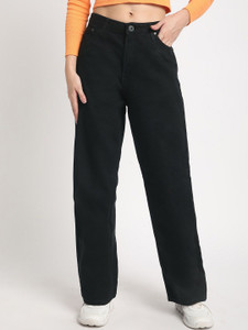 Roadster Relaxed Fit Women Black Jeans
