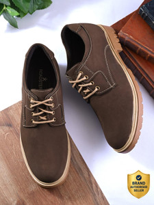 Roadster Solid suede Look Laceup Casual Shoes