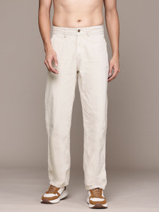 Roadster Straight Fit Men Beige Jeans