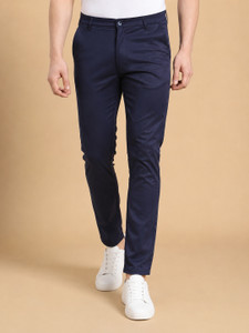 Roadster Tapered Men Blue Trousers