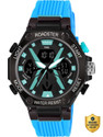 Roadster Waterproof Multi-Functional Wrist Analog-Digital Watch 