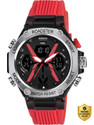 Roadster Waterproof Multi-Functional Wrist Analog-Digital Watch 