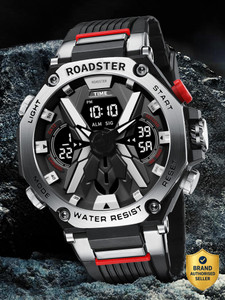 Roadster Waterproof Multi-Functional Wrist Analog-Digital Watch -