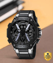 Roadster Waterproof Multi-Functional Wrist Watch Analog-Digital Watch