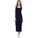 ROARERS Women Maxi Length Sleeveless Cotton Black